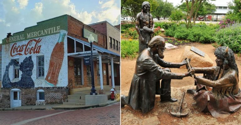 9 Texas Small Towns Where Public Art Turns Downtown Into A Free Walking Tour