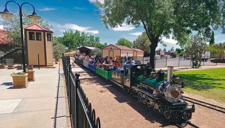 This Arizona Train Museum Lets Kids Climb Aboard Real Locomotives And Ride A Miniature Railroad