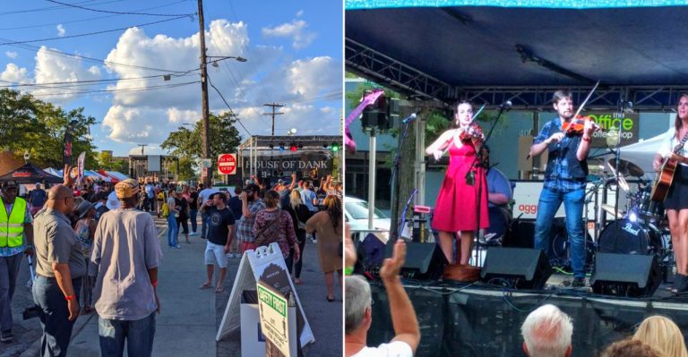 This Michigan Downtown Turns Into A Four-Day Street Festival With 200 Live Acts Every Labor Day Weekend