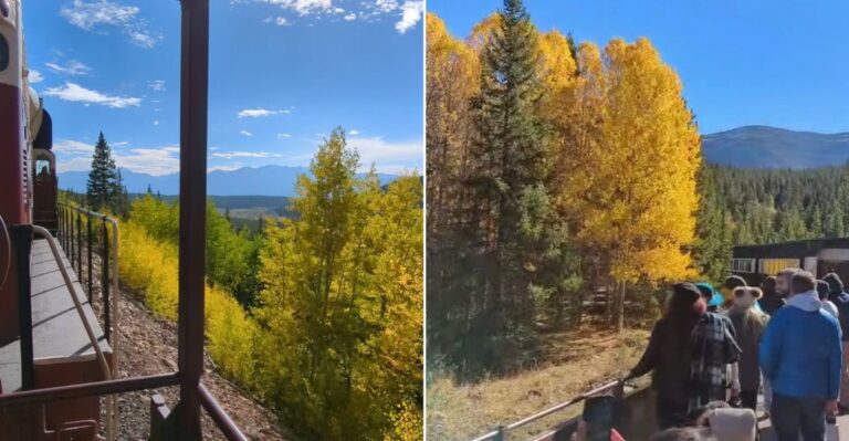 This Scenic Two-Hour Colorado Train Ride Through A Mountain Valley Is An Unforgettable Fall Experience