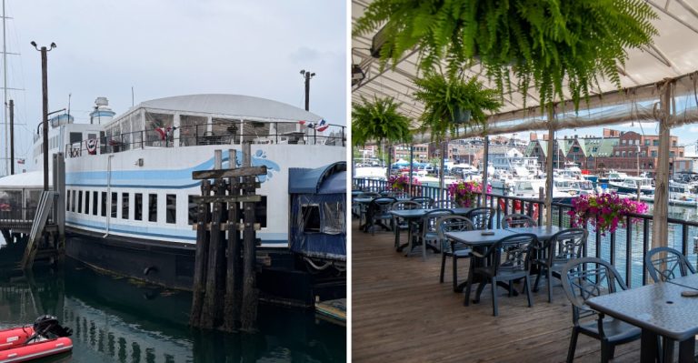 A Retired Ferryboat In Maine Now Serves Breakfast Right On The Water Where Passengers Once Boarded