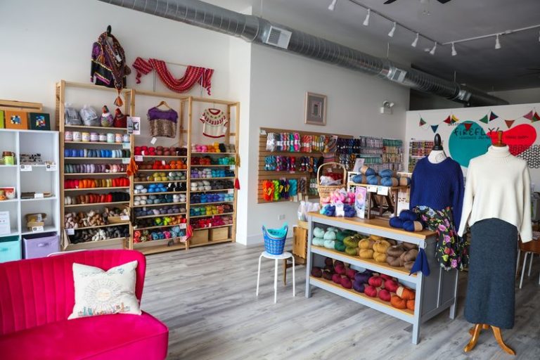 Every Friday Night, Knitters And Crocheters Stitch Side By Side Inside This Cozy Illinois Yarn Shop
