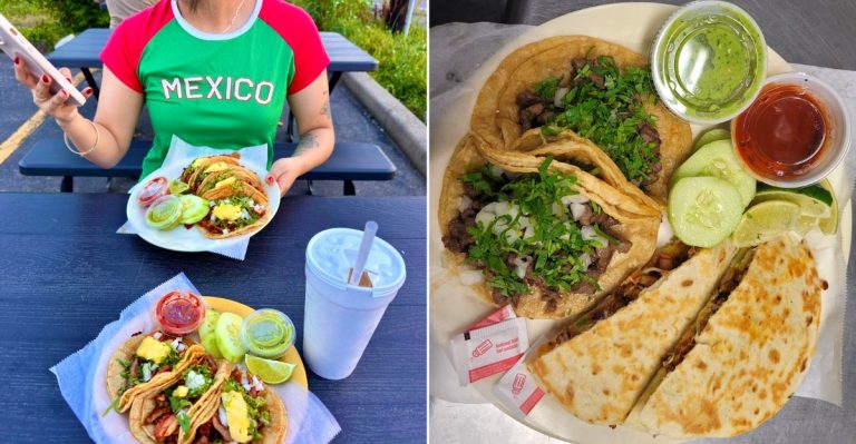 This Tiny Ohio Mexican Spot Is Cash-Only But People Still Crowd Around For The Food