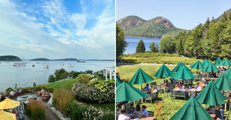 8 Maine Restaurants Where The Fall Scenery Almost Outshine The Food