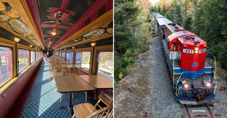 This Maine Railroad Serves Pizza And Whoopie Pies On A Scenic Ride Through The Countryside