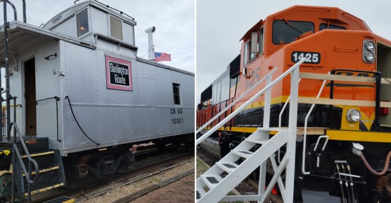 Illinois’ Old Railroad Museum Lets Kids Climb Aboard A Real Caboose For A Few Dollars