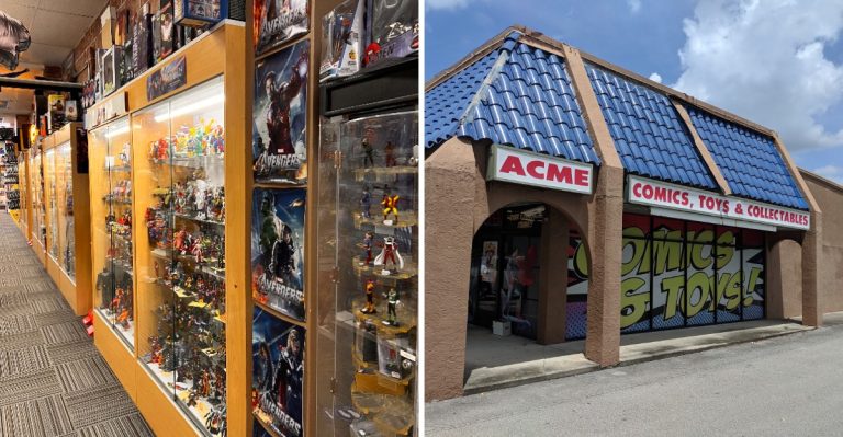This Unassuming Florida Building Is Packed With Thousands Of Vintage Comics And Collectible Toys