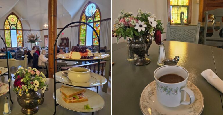 This Tiny Illinois Tea Room Is Hidden Inside An Old Church, But People Still Drive Hours
