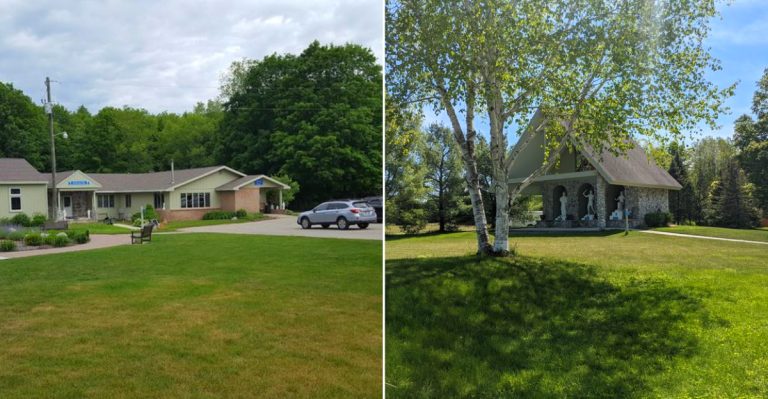 Three Stone Archangels Stand Hidden In A Michigan Forest And Almost Nobody Visits