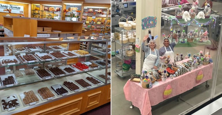 This Ohio Chocolate Factory Lets You See How Thousands Of Sweet Treats Are Made