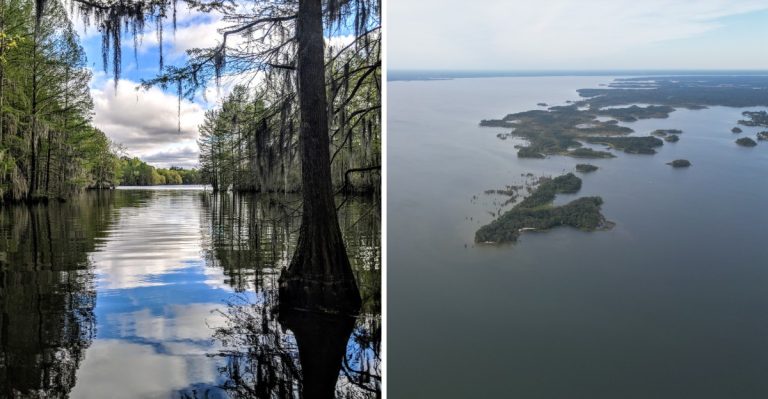 The Massive South Carolina Lake That Was Built Over An Entire Forgotten Town