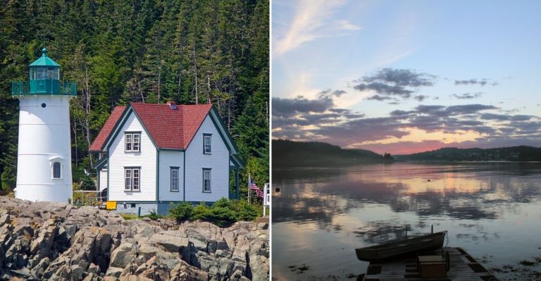 A Private Lighthouse Getaway In Maine On A Secluded Island With Views Of The Gulf Of Maine