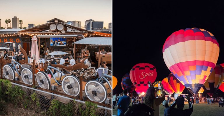 Trick-Or-Treating Meets Colorful Hot Air Balloons At This Arizona Celebration
