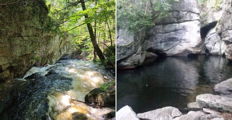 This Waterfall Gorge Swimming Hole In Maine Is So Remote You May Have It All To Yourself