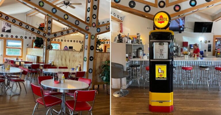 This 1950s-Themed Maine Diner Started As A Bakery And Now Draws Serious Crowds