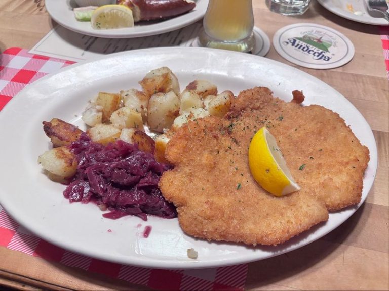 A German Restaurant In Chicago Piles Its Plates With Crispy Schnitzel And Buttery Spaetzle