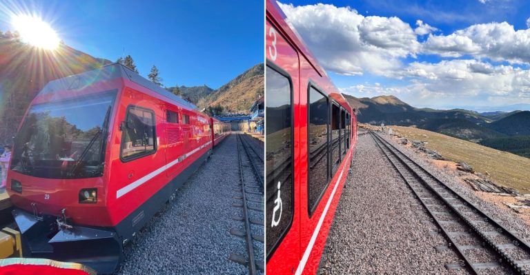 Ride The World’s Highest Cog Railway To The Top Of A Colorado Fourteener
