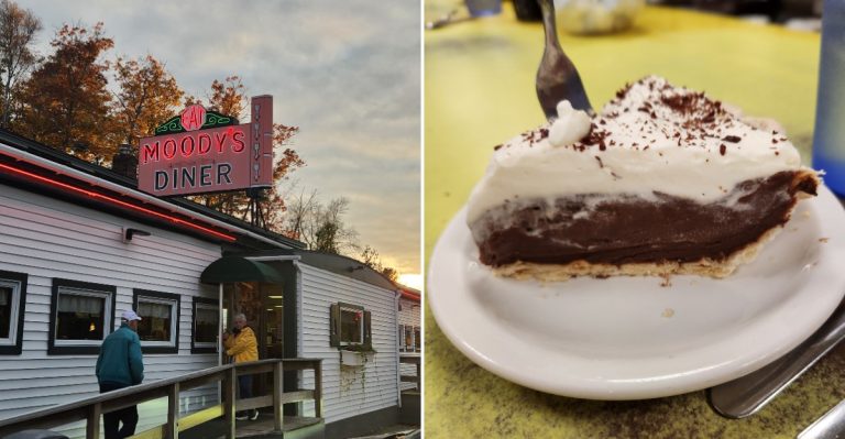 The Unassuming Diner In Maine Locals Say Has The State’s Best Chocolate Cream Pie