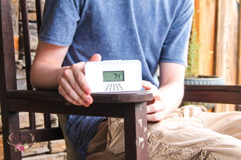 First Alert Tabletop Carbon Monoxide Alarm.