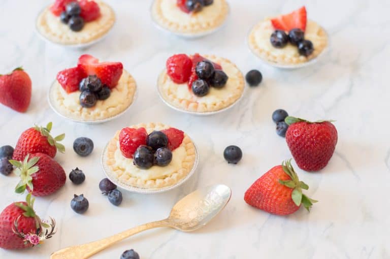 Mini Custard Fruit Tarts