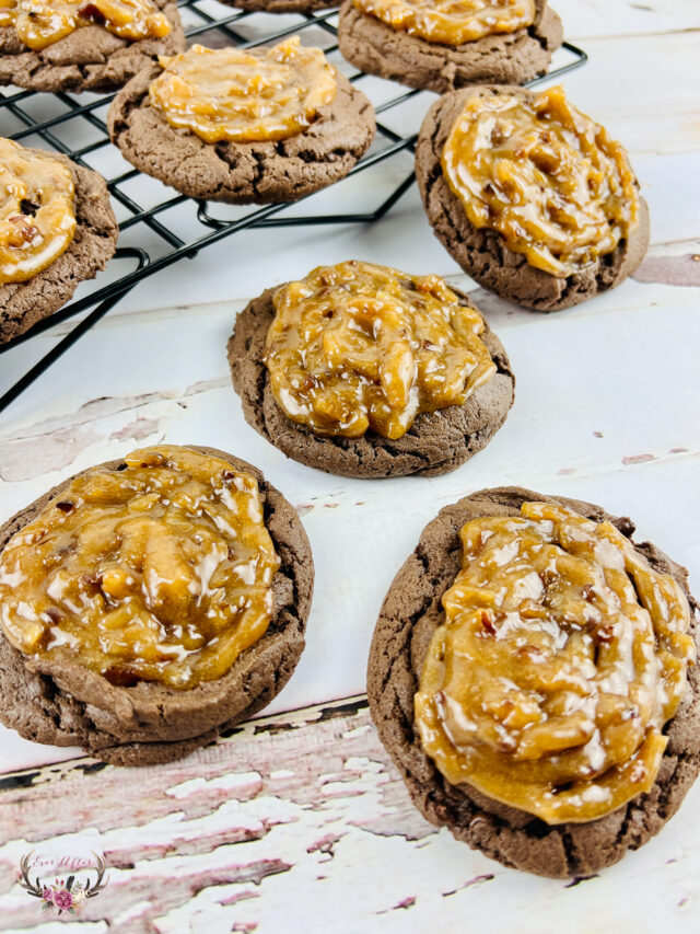 German Chocolate Cake Mix Cookies Ever After in the Woods