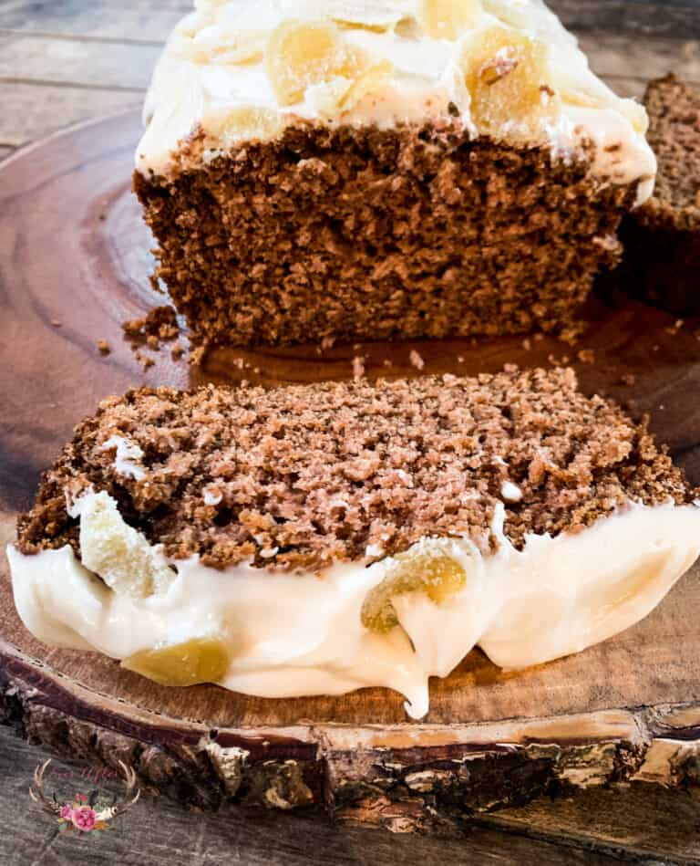 Gingerbread Loaf with Cream Cheese Frosting