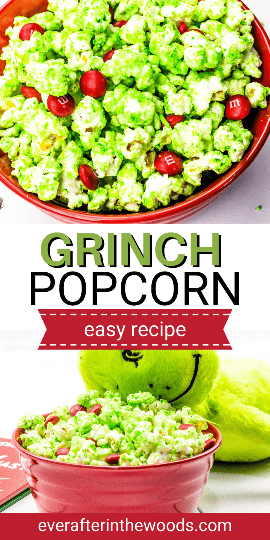 Grinch Popcorn for Christmas
