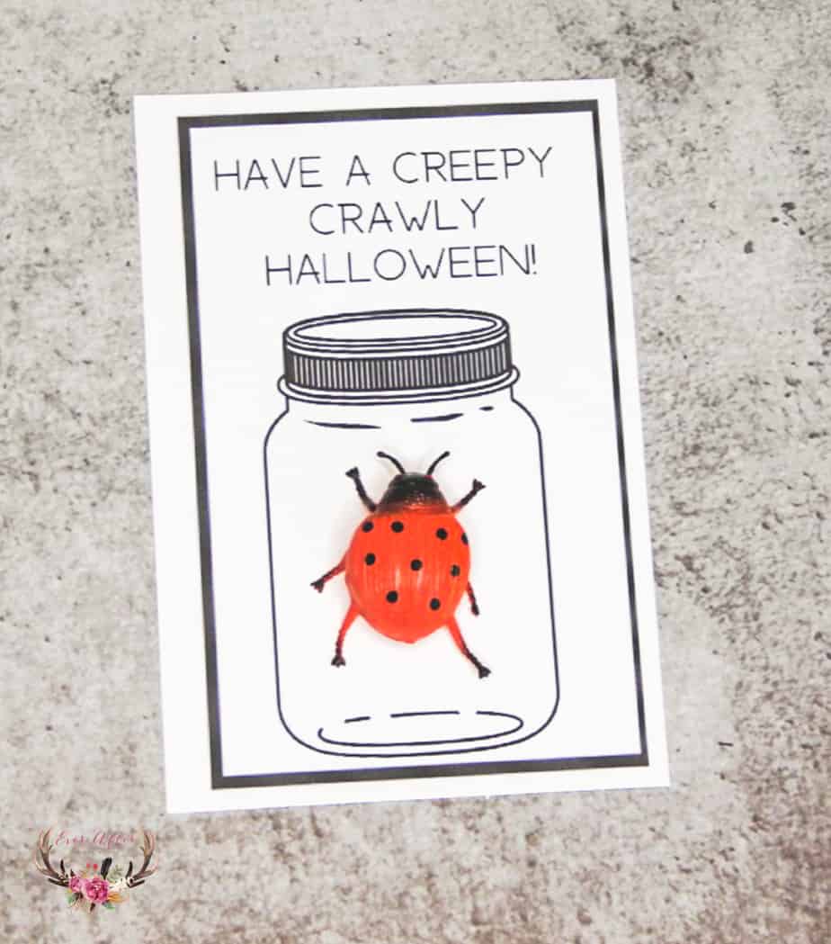 non candy treat ideas | Creepy Crawly Bug Printable treat