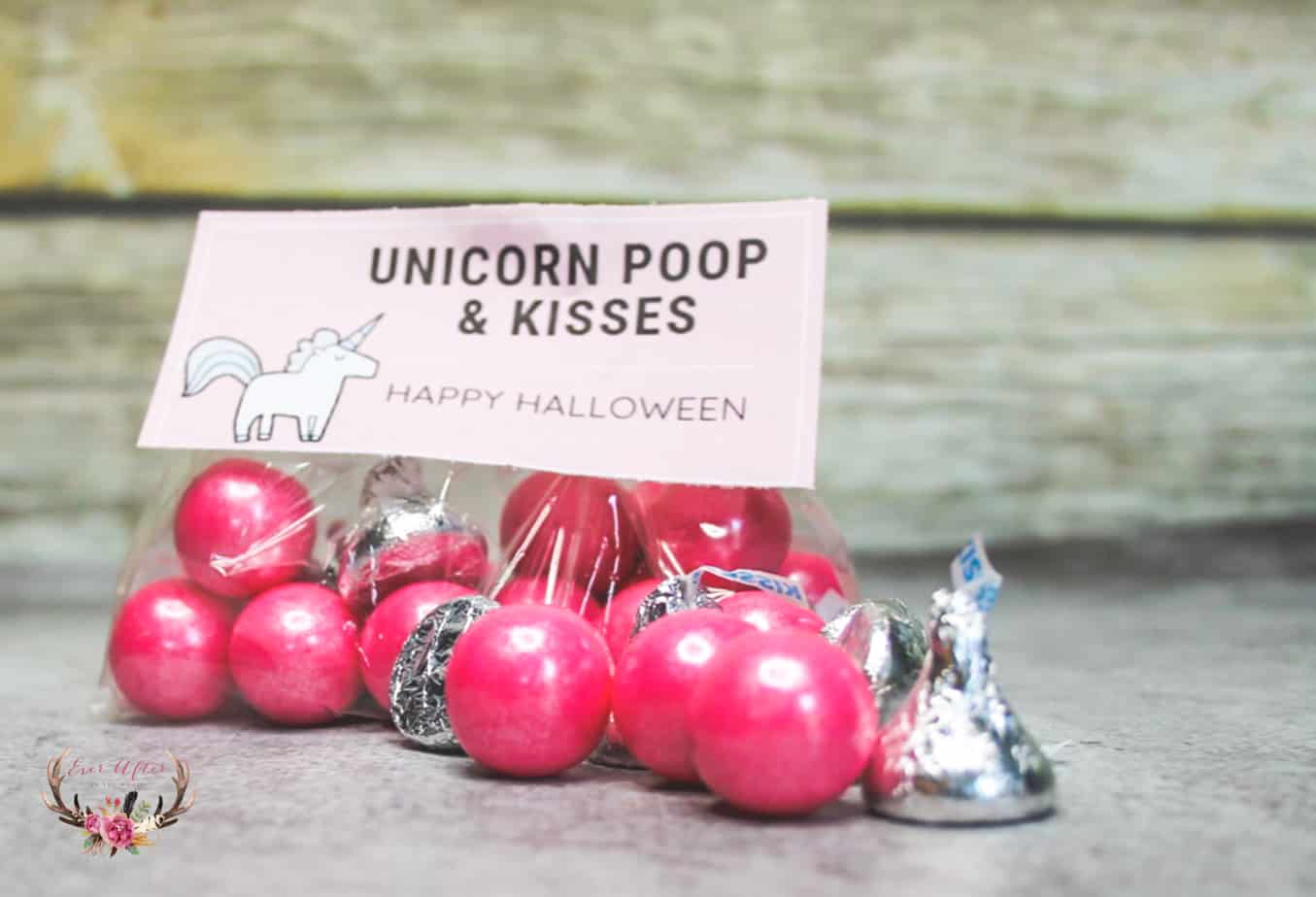 unicorn halloween candy table