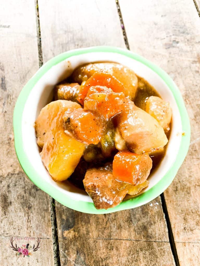 beef stew with pantry staples