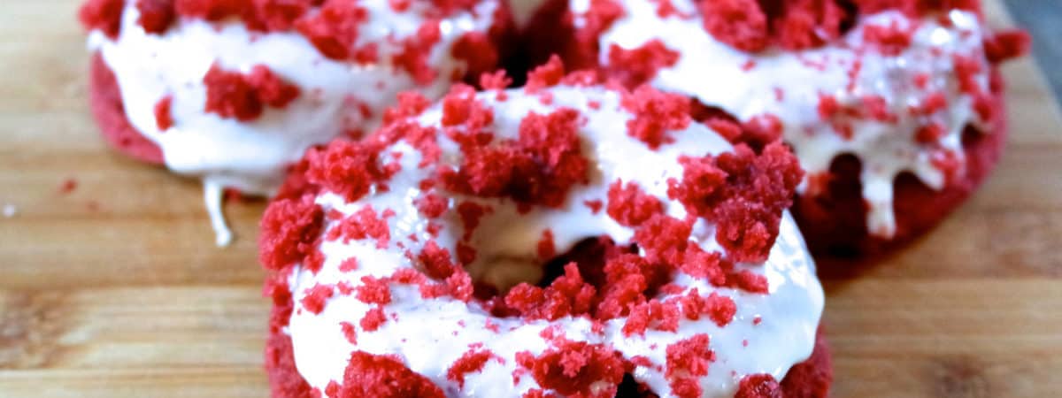 red velvet donuts easy to make recipe
