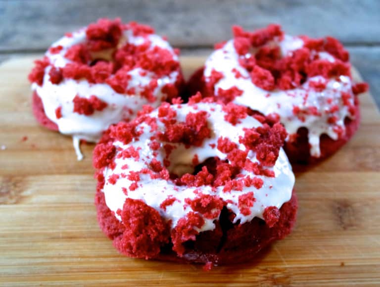 red velvet donuts easy to make recipe