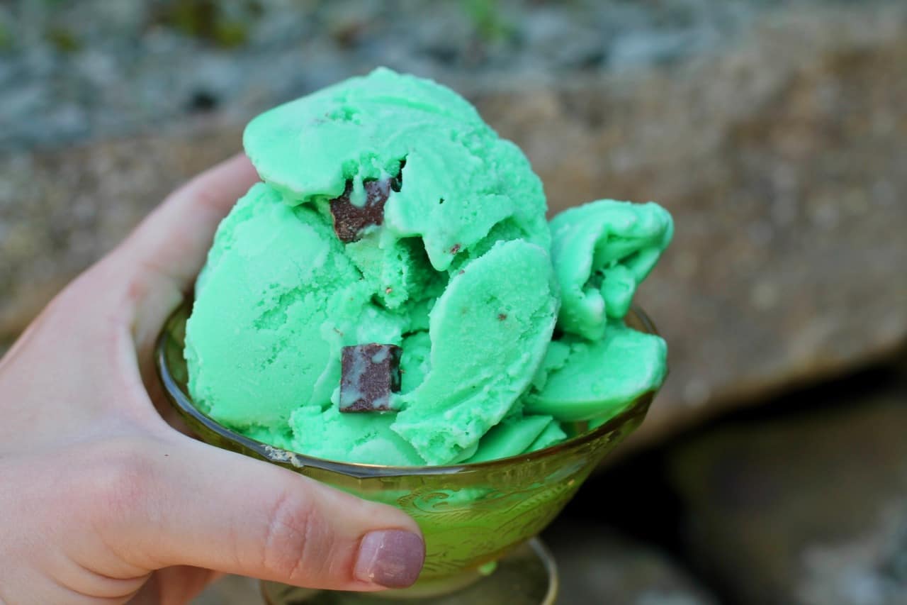 mint chocolate chip ice cream recipe