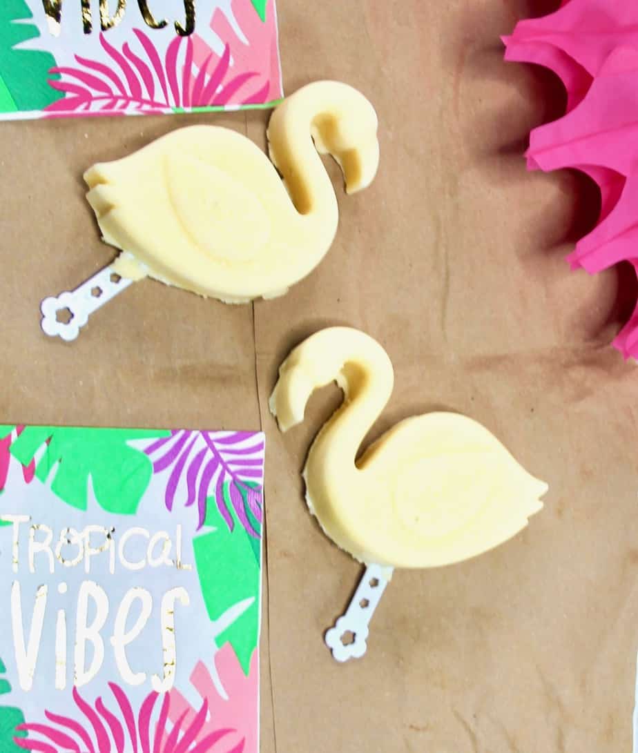 pina colada ice pop made in blender