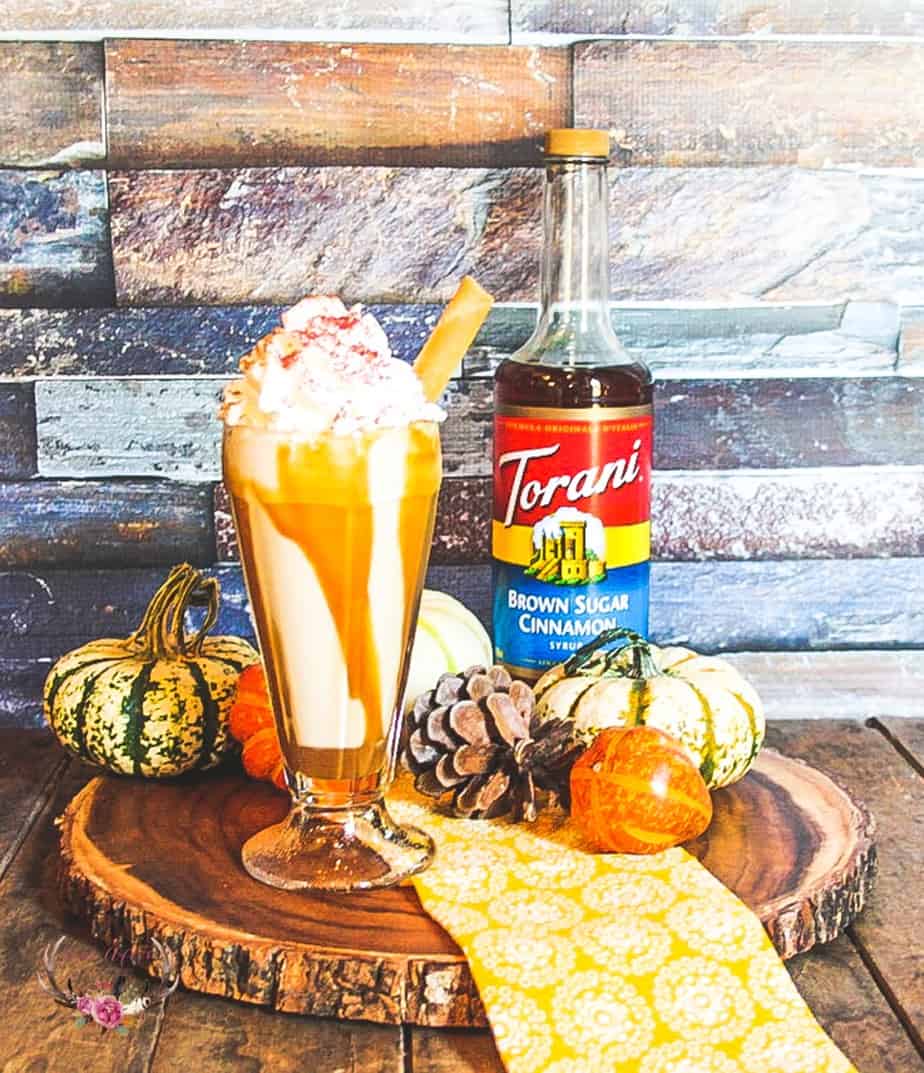 Fall Churro Milkshake Recipe with Torani Syrup