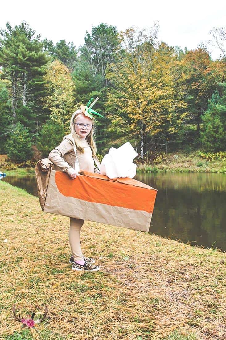 easy pumpkin pie costume