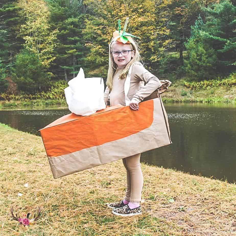 easy pumpkin pie costume