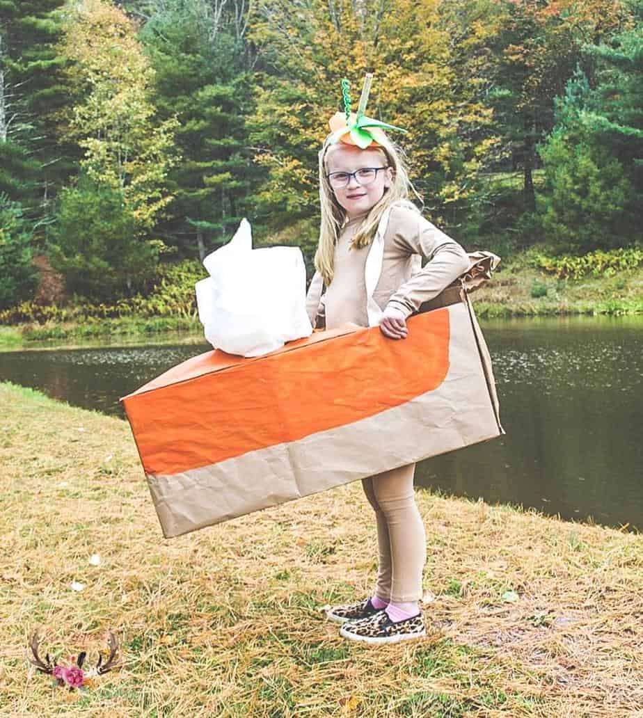 easy pumpkin pie costume