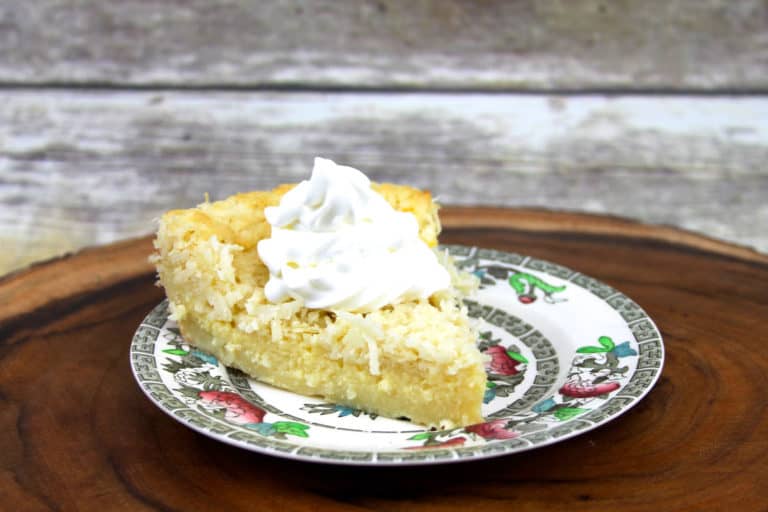 pie make crust while baking | impossible pie | coconut cake
