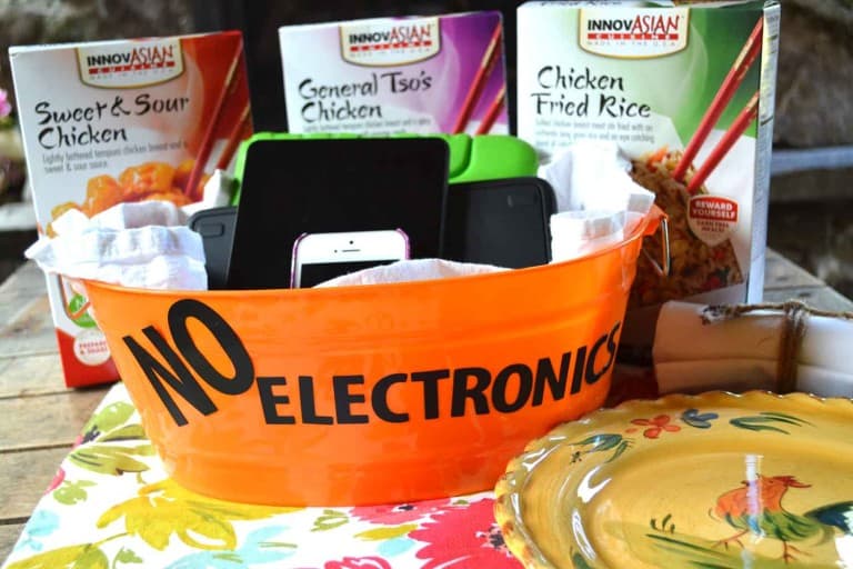 Make Dinner Electronics-Free