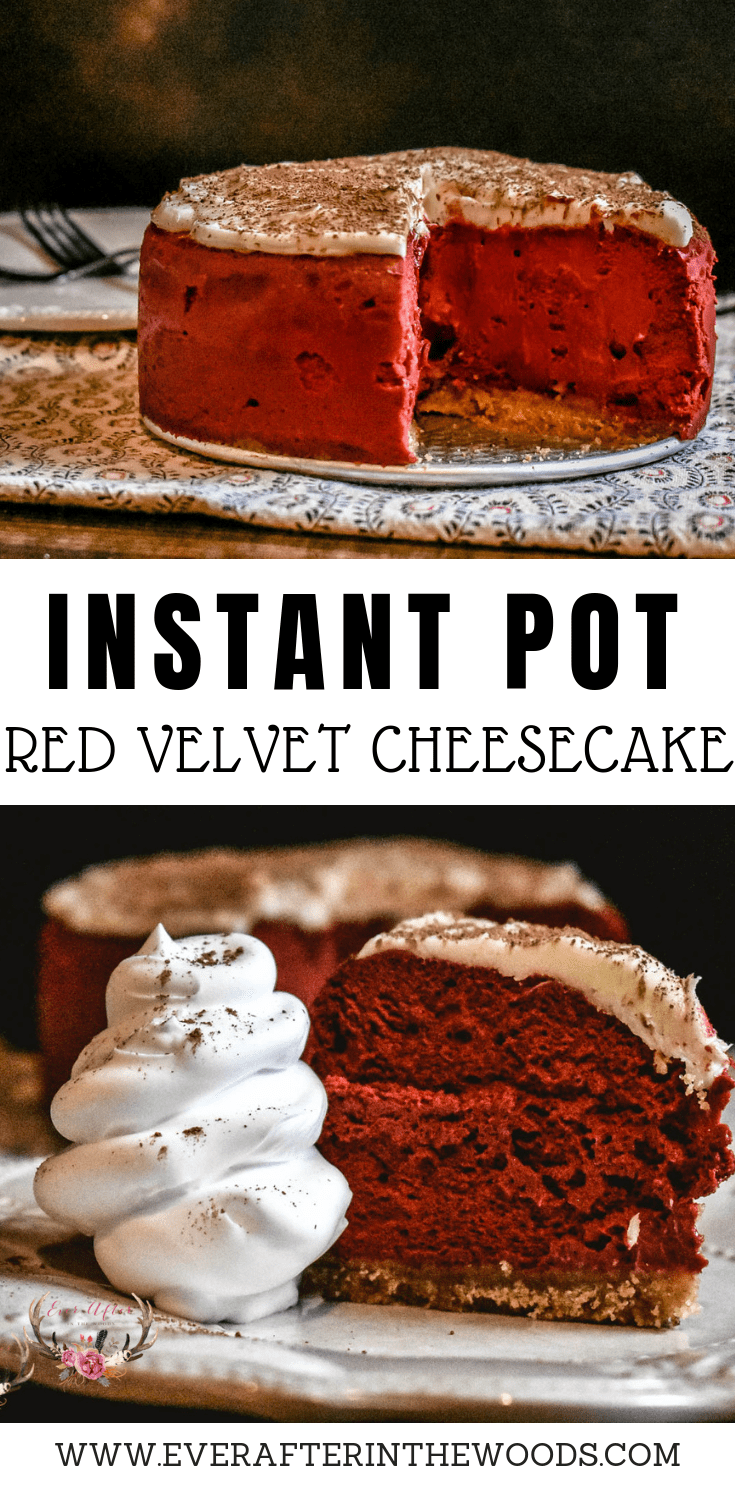 instant pot red velvet cheesecake dessert recipe