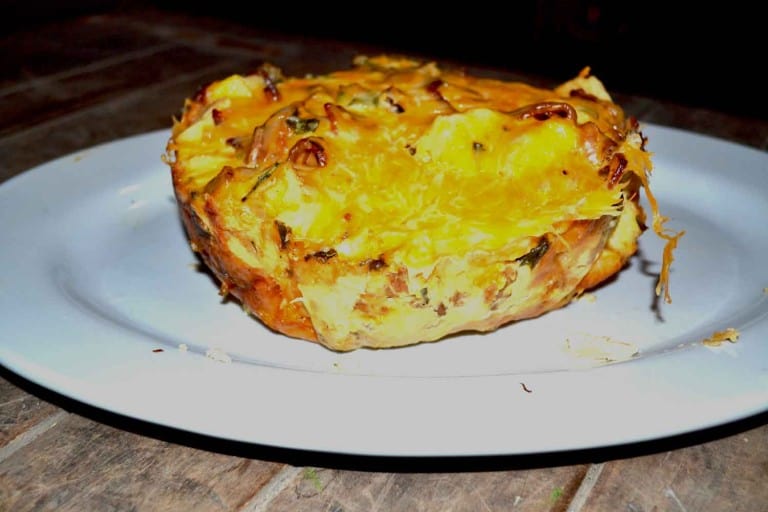 SlowCooker Cheesy Bacon Strata Recipe Ever After in the Woods