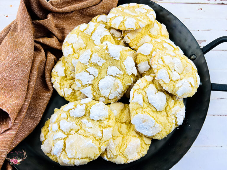 lemon crinkle cookie recipe