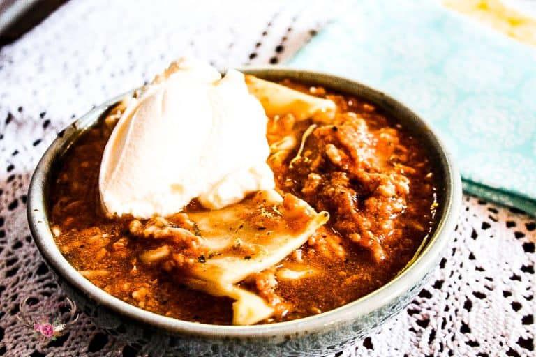 Light Lasagna Soup Recipe