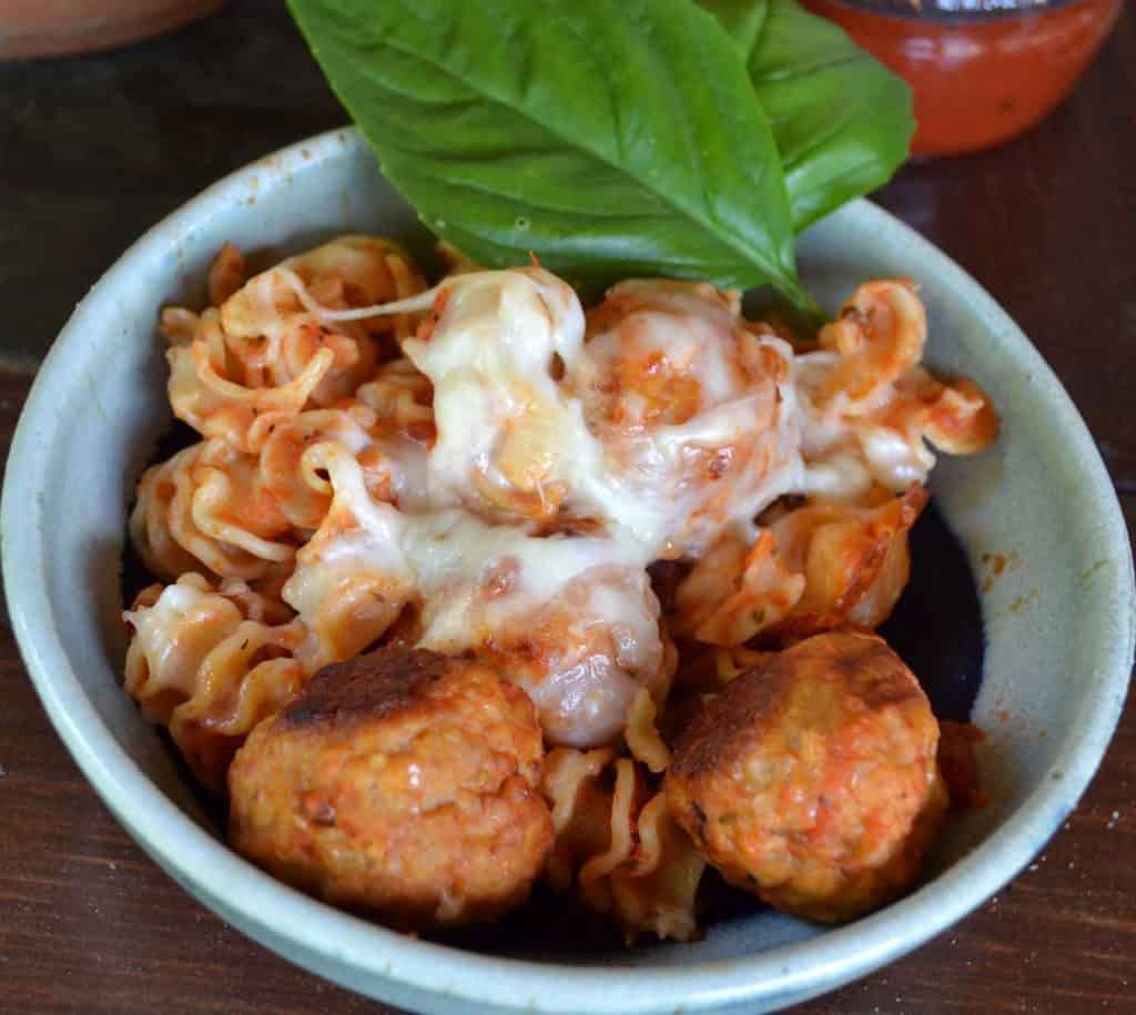 meatball-parmesean-pasta-bake