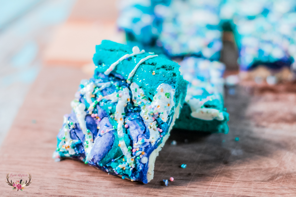 Easy Mermaid Cake - Mermaid Dessert Ideas - Ever After in the Woods