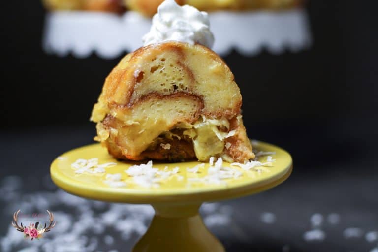 pina colada monkey bread with sweet rolls