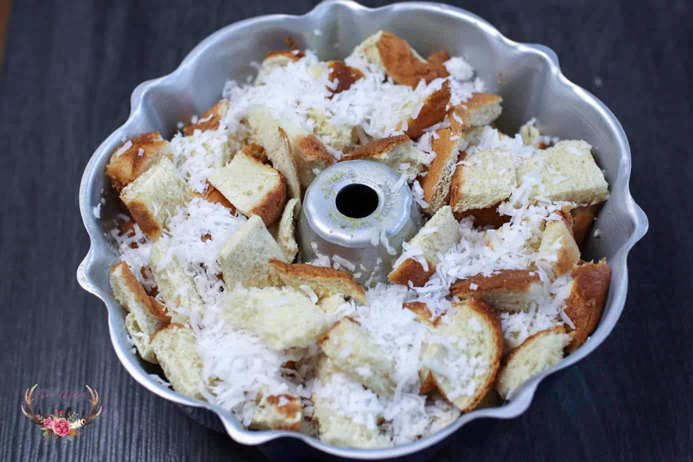 pina colada monkey bread with sweet rolls