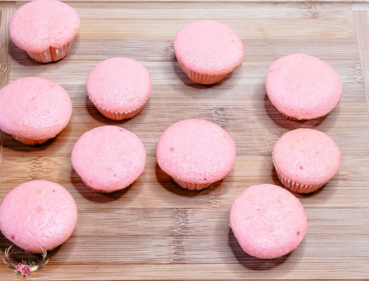 Pink Champagne Cupcakes Perfect for dessert for Awards Night