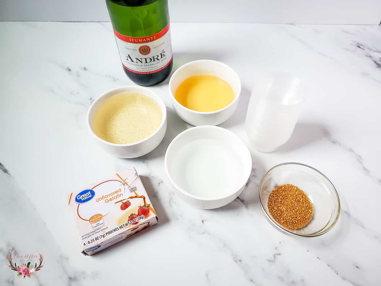 Champagne Jell-O Shots are the best way to celebrate any occasion – especially for New Year’s Eve and New Year’s Day! 